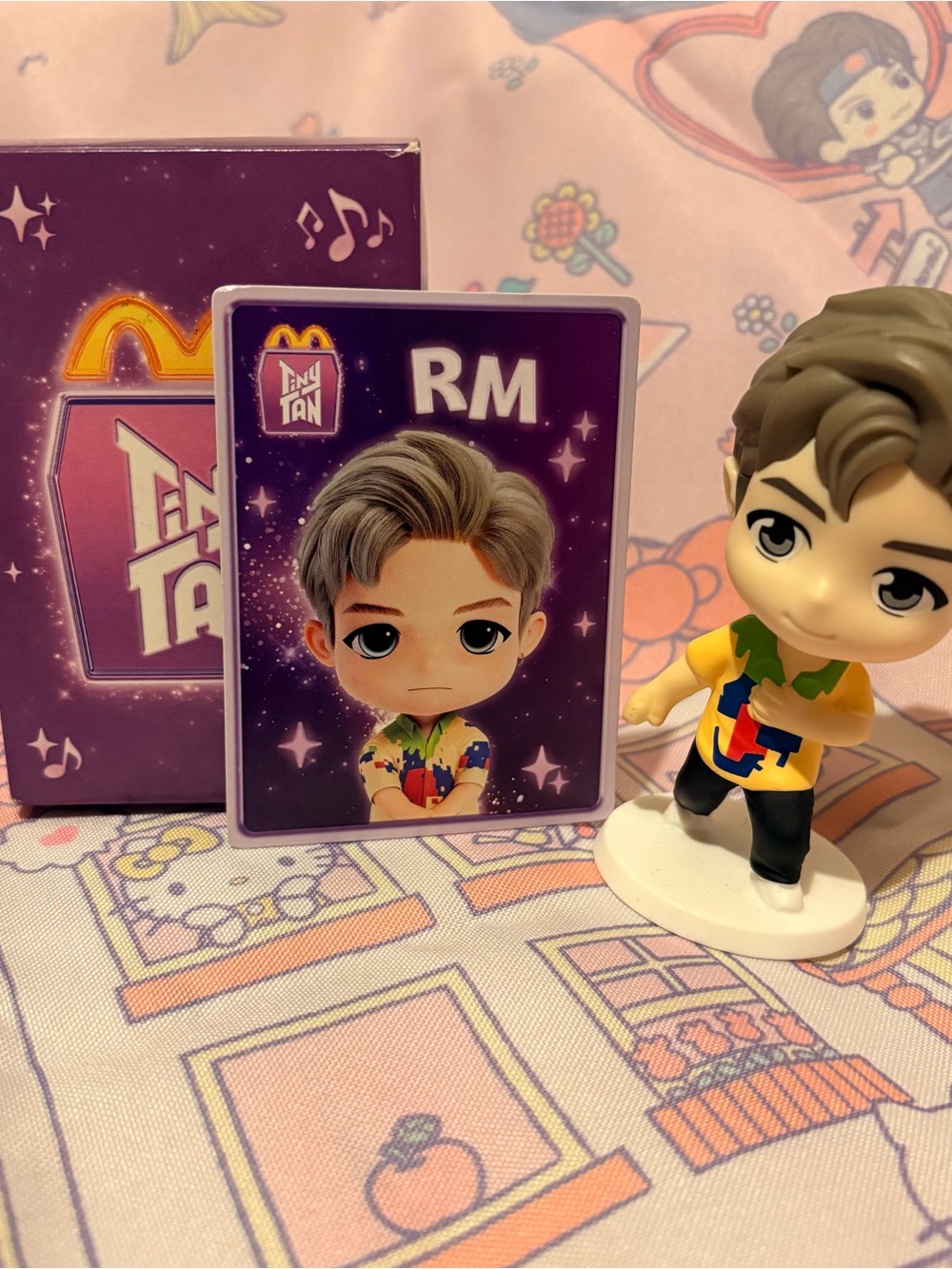 Tiny Tan RM Namjoon BTS McDonalds Happy Meal Toy